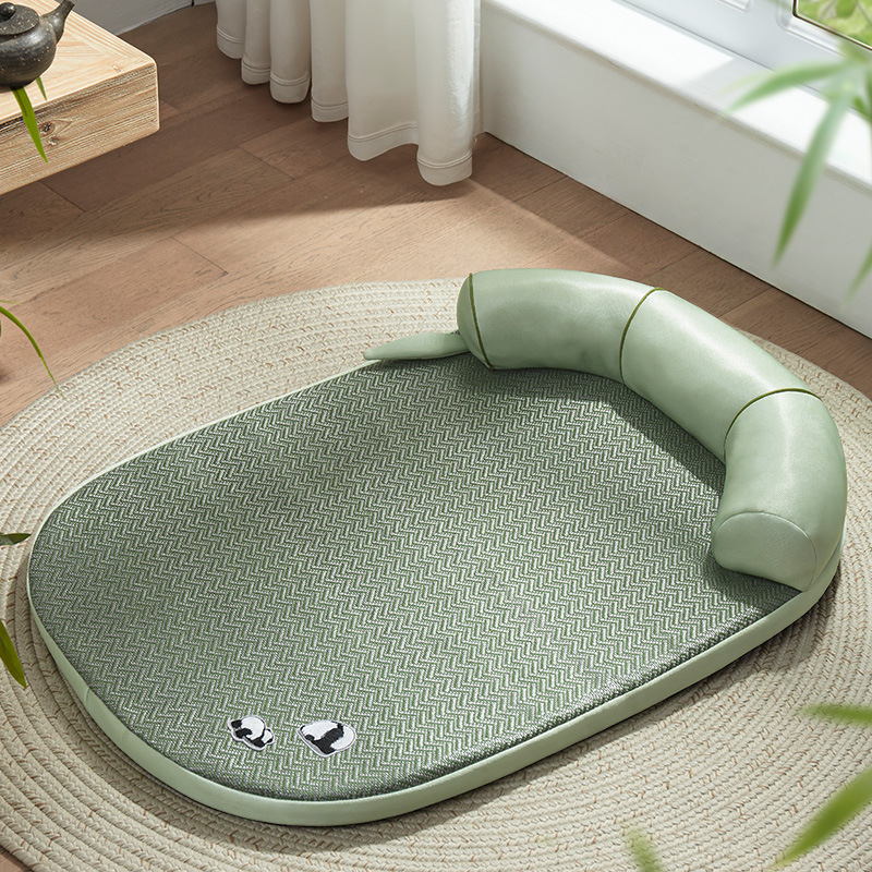 Panda en bambou vert
