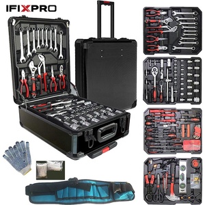 Electrical Complete Tool Box Set Power Combo Kit Cordless Drill Machine Set Other Hand Wrench Power Tool Sets <strong>Trolley</strong> Metal <strong>100</strong> - Product Image 4