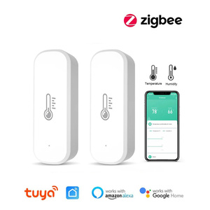 LEDEAST ZG-227ZS ZigBeeワイヤレスリモートモニター屋内温度および湿度 (音声アラーム付き) 温度湿度センサー - Product Image 2