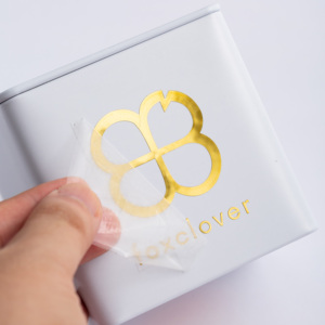 転写印刷永久粘着包装ラベルステッカー防水ビニールカスタムロゴ3DVv転写ステッカー - Product Image 6
