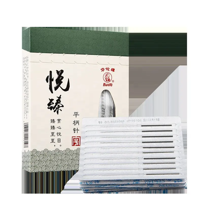 Ekipmanları geleneksel çin tıbbı Hwato marka 100 tek kullanımlık steril akupunktur iğneleri kuru iğneler