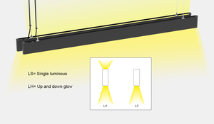 Linear <strong>Lighting</strong> 2585 Watt &amp; CCT Switchable up &amp; Down Glow - Product Image 5