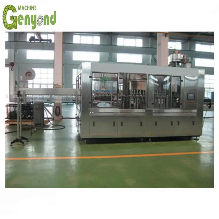 Juice producing operation line Complete Lemonade fruit juice beverage production line with filling machine