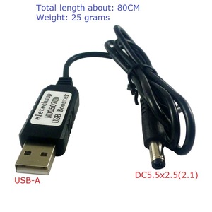 5V için 9V/12V USB A-DC 5.5*2.1mm Boost DC-DC dönüştürücü gerilim step-up kablo Arduino UNO için MEGA2560 Wifi yönlendirici mobil güç