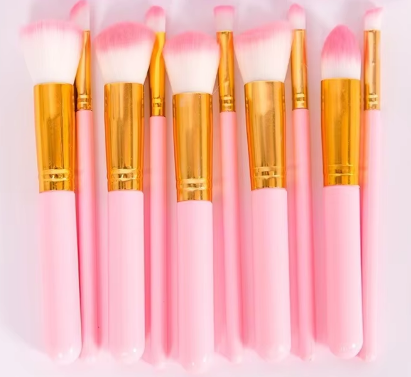 juego de 10 piezas rosa