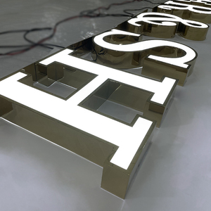 Открытый баннеры Frontlit буква со светодиодной подсветкой 3D письмо светодиодная вывеска - Product Image 4