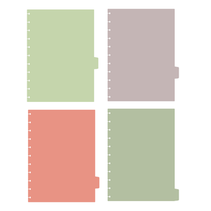 8 टैब 11-डिस्क सूचकांक डिवाइडर लेटर आकार को डिस्बाउंड नोटबुक या योजनाकारों के लिए - Product Image 6