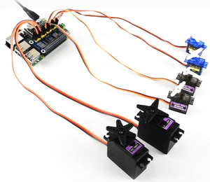 <span class=keywords><strong>Raspberry</strong></span> <span class=keywords><strong>Pi</strong></span> 4b/3b/Nul W 16-weg Stuurinrichting Aandrijving Board Pwm Drive Module 12c Interface - Product Image 5