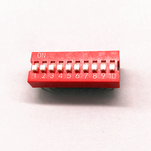 2.54mmピッチDIPスイッチ1/2/3/4/5/6/8/10/12ピンスライドディップスイッチで公開 - Product Image 3