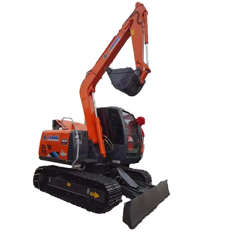 Giappone Hitachi 70 cingolato usato escavatore 7 ton mini auto originale a buon mercato escavatore usato