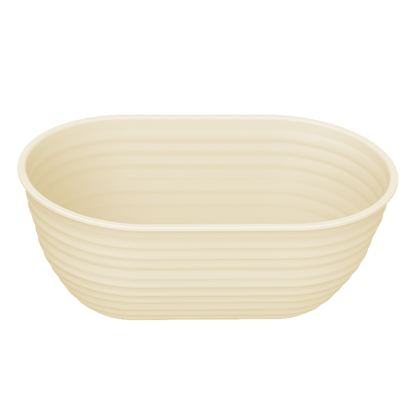 1 panier ovale en silicone pour la fermentation du pain