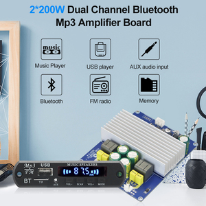 VIRE 2*200W TPA3251 Clase D Tarjeta de sonido USB Mini amplificador para Bluetooth Audio HIfi Board con estéreo Subwoofer Theatre Amp - Product Image 2