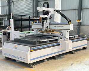 Enrutador CNC de anidación ATC para muebles, enrutador cnc, máquina lineal, enrutador CNC ATC