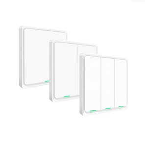 EUスマートWifiウォールタッチスイッチ1/2/3ギャングライトスイッチインターラプターインテリジェントスマートスイッチ - Product Image 1