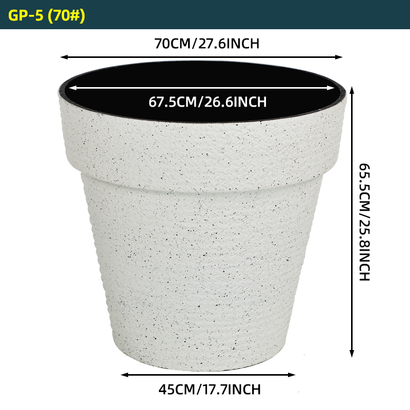 Blanc 70cm/27,5 pouces