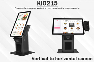 High-Performance 21.5 Inch Windows POS Kiosk Self-Service Payment System for PC Mac Self-Ordering POS for Retail Hospitality