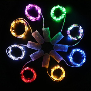 <strong>Multi</strong> <strong>Color</strong> Led Copper Wire <strong>String</strong> <strong>Light</strong> Button Battery Fairy Decorative Lighting <strong>String</strong> for Wedding Birthday Decoration - Product Image 5