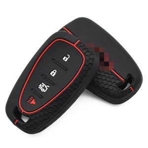 ソフトシリコーンキーカバーケースC-hevyトラバースクルーズ用C-hevrolet Equinoxマリブ4ボタンSilverado車スマートキー - Product Image 3