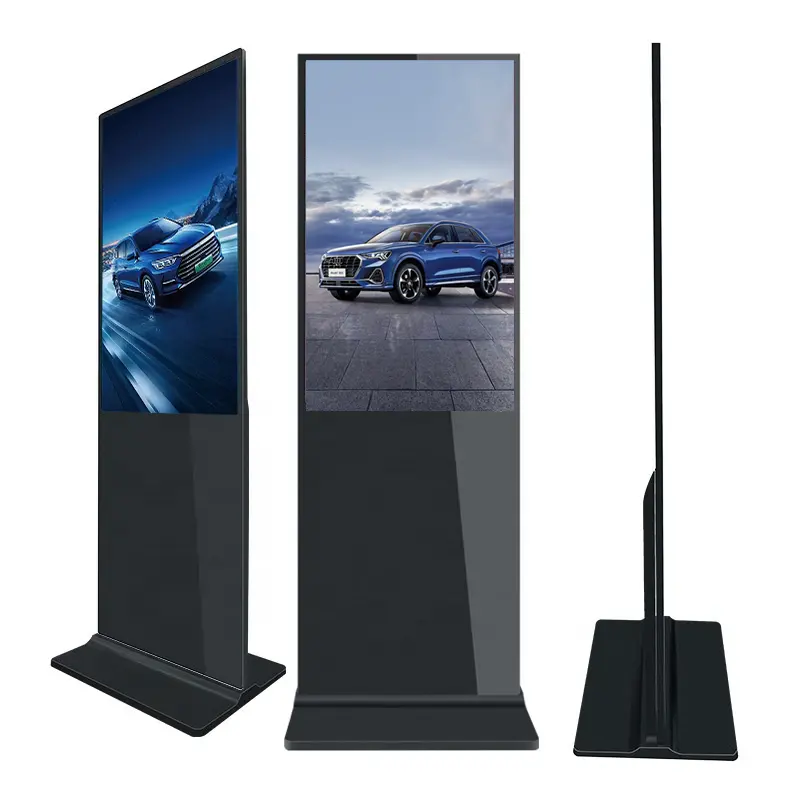 55 Zoll Indoor Floor Standing LCD Digital Signage Touchscreen Kiosk Android Advertising Displays