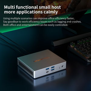 OEM/ODM Windows 11 Mini PC WiFi 5 Intel N100 Quad-Core Triple Display Fanless Office Gaming Computer Tiny Mini Computer - Product Image 6