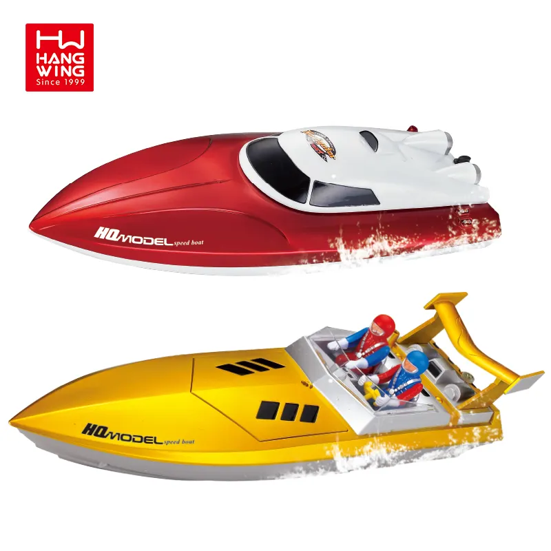 Jouets pour enfants 2.4G, modèle de télécommande à 4 canaux en plastique USB Rc bateau de course boîte de fenêtre à batterie de haute qualité unisexe ABS bateau et bateau