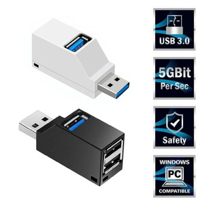 USB3.0ハブコンピューターアクセサリーUSBスプリッターケーブルアダプター電源ソケットアダプター複数のネットワークハブ3ポート - Product Image 4