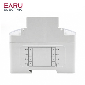 3 faz 380V 100A Tuya WiFi akıllı çift yönlü enerji güç kWh metre altında voltaj koruyucusu röle anahtarı akım sınırı - Product Image 6