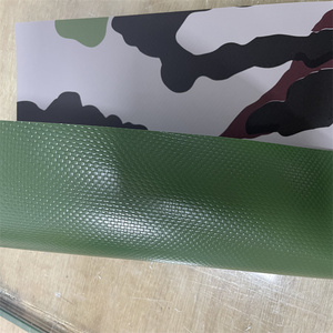 Rollo de lona de camuflaje de lona de tienda de impresión Telas recubiertas de PVC con patrón - Product Image 5