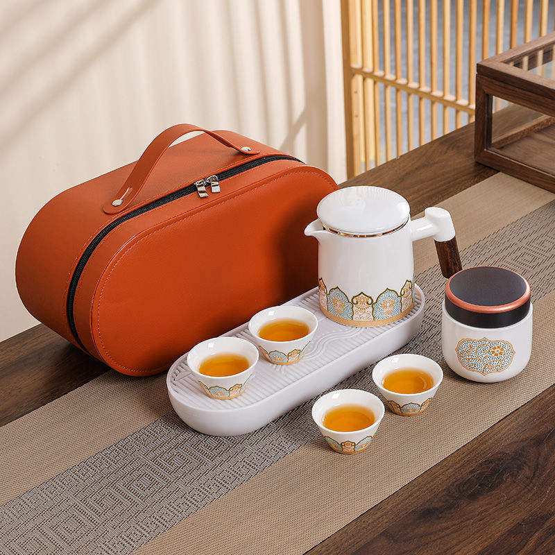 Tasse Longxin Phnom Penh, pot de pavillon de montagne, sac ovale marron