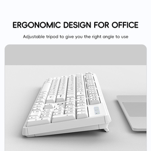 Conjunto combinado de teclado y ratón inalámbricos Bluetooth al por mayor con receptor Nano USB - Product Image 6