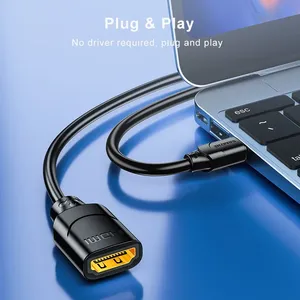SAMZHE微型至HDMI适配器4K/60hz 3D微型HDMI，适用于GoPro Hero 7覆盆子Pi 4索尼尼康编织HDMI电缆 - Product Image 3