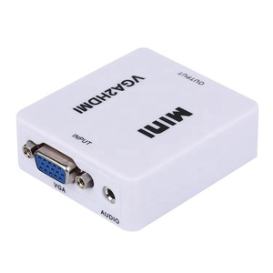 <strong>VGA</strong> to HD Converter 3.5 Audio Video Adapter Full Hd Extender 1080P PC Laptop Display Projector - Product Image 4