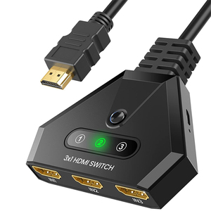 3 en 1 4K 60Hz HDMI switch selector de interruptor de matriz automatizado KVM HDMI 3 monitores 1 DisplayPort HDMI switch - Product Image 1