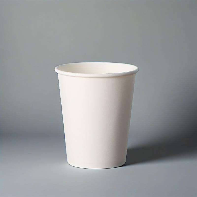 Seau à papier blanc