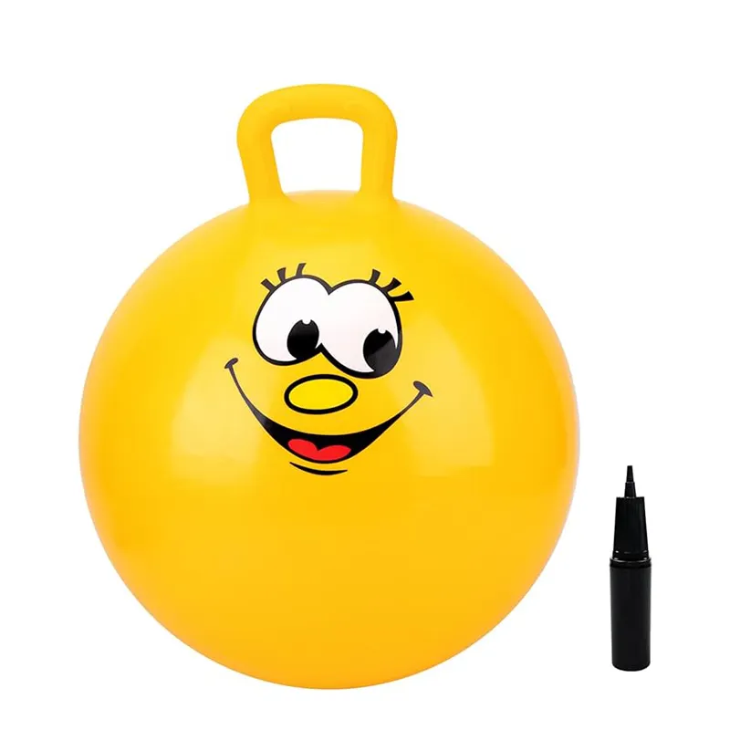 Bolas insufláveis com alças para crianças, Hopper Ball Hippity Hop Bouncing Balls com animal de desenho animado, Exercício de salto