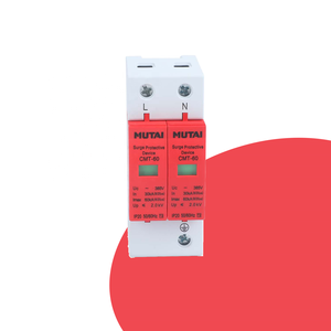 MUTAI Factory Price 220V 380V SPD 10KA 40KA 50KA 2pole 2 Type Ac spd Surge protection <strong>Device</strong>
