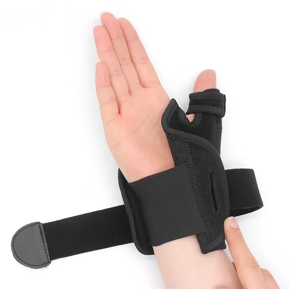좋은 가격 역도 훈련 릴리프 통증 팜 지원 스판덱스 손목 엄지 교정기