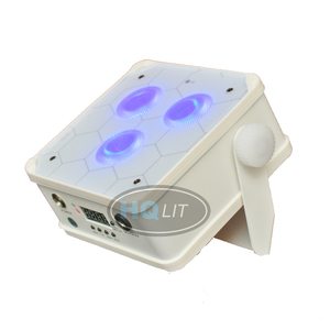 2.4GワイヤレスDMXLEDパネルパー缶3x18W Rgbwa uv6in1バッテリーパーライト、Wifiアプリコントロールと<span class=keywords><strong>IRC</strong></span>
