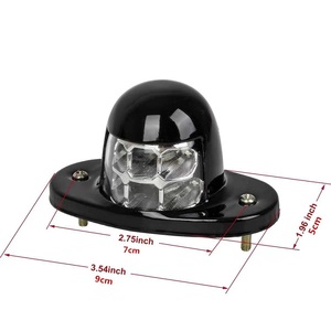 レボリューション補助サイドマーカーライトトラックLEDパーキングランプクリアアンバースイカ12V/24V白新状態 - Product Image 2