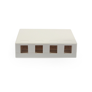 Caja de montaje en superficie con conector Keystone, 4 puertos, Cat5e, Cat6, RJ45 - Product Image 2
