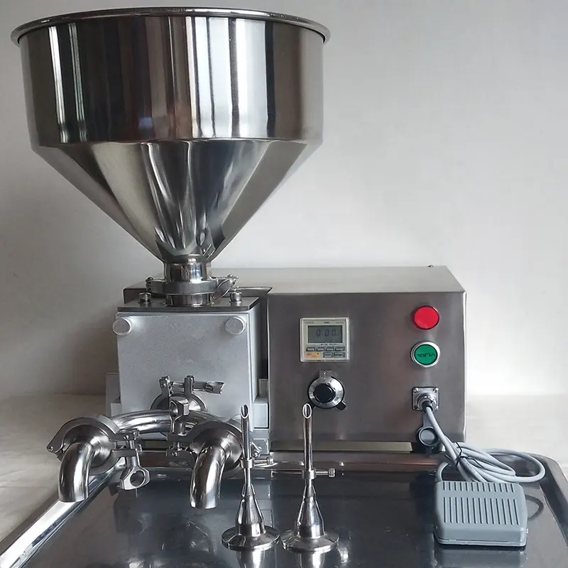 Homemade Spanish Machine Manual Jam Filling Cream Filler Stainless Steel Bread or Puffs Liquid Jam