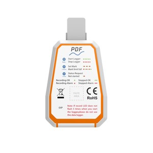Elitech-Miniregistrador DE DATOS USB, Registrador de temperatura de un solo uso, plástico de una sola vez, Pdf, compatible con OEM y ODM, función NFC, 2 unidades, 1 unidad