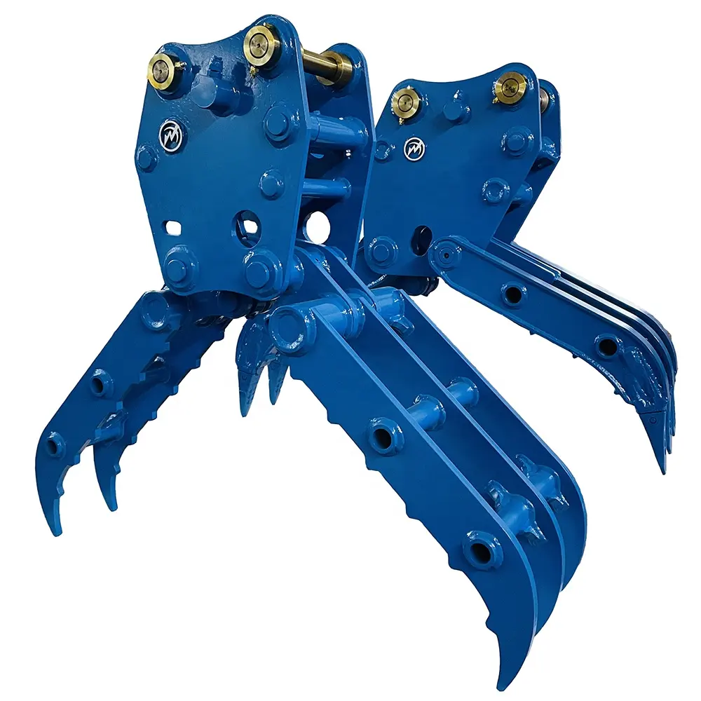 Effective Single Cylinder Hydraulic Rotating Grapple Suit For 25 Ton Excavator