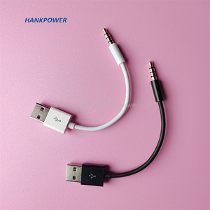 高品质USB至3.5毫米插孔电缆USB充电数据线适用于<span class=keywords><strong>iPod</strong></span> Shuffle 3 4 5 6 7充电数据线 - Product Image 3
