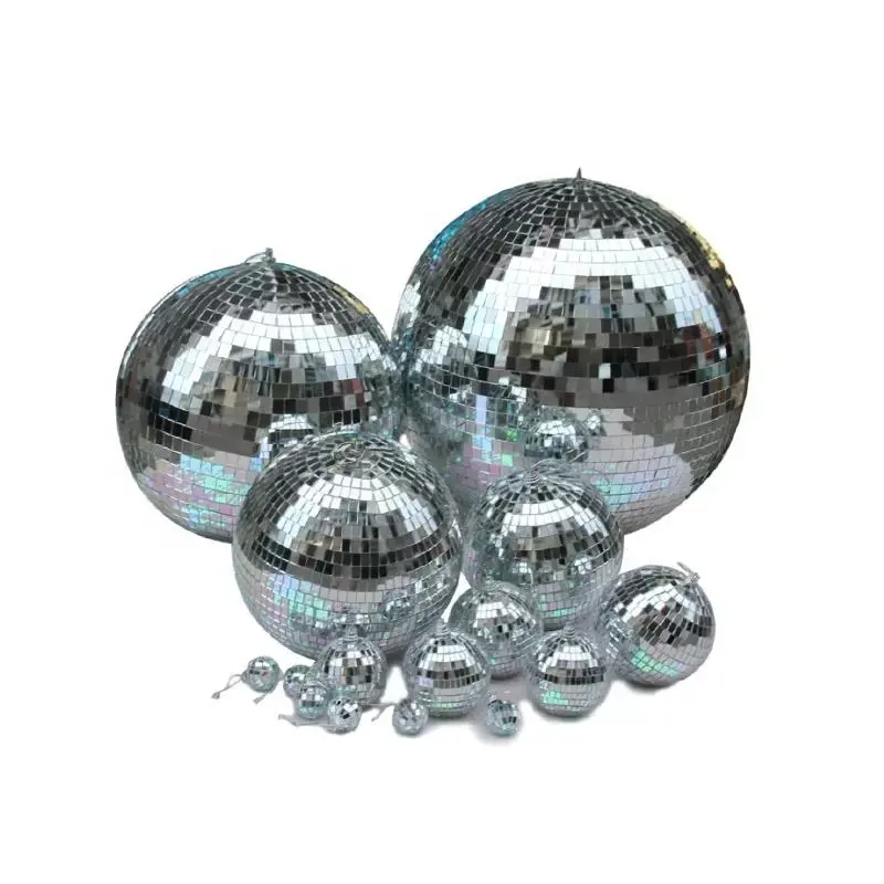 Fabriek Op Maat Gemaakt Sliver Gigantische Kerstboom Ornament Schuim Plastic Spiegel Disco Xmas Ballen Voor Feest Vakantie Decoratie