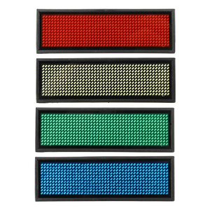 Led Name Badge <strong>Bluetooth</strong> Multi Color Led Name Tag Badge <strong>Display</strong> Scrolling <strong>Message</strong> - Product Image 1