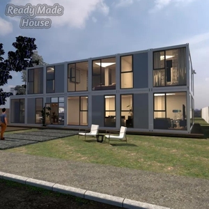 Prefab ชุดบ้านสำเร็จรูป3ห้องนอน,ชุดบ้านจิ๋วแบบแยกส่วนบ้านตู้คอนเทนเนอร์