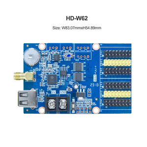 Светодиодный дисплей контроллера карты HD-W64 HD-W63 16 * HUB12 8 * HUB08 вывеска магазина светодиодный дисплей один цвет и два цвета Ceceiving карты. - Product Image 5