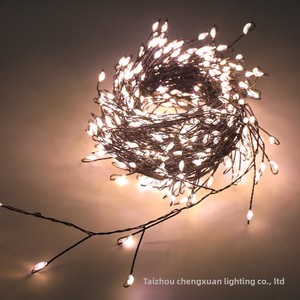Cross-Border LED Copper Firecracker Lâmpada Natal Centipede Foot <span class=keywords><strong>String</strong></span> com fio de ferro IP65 Party Lighting