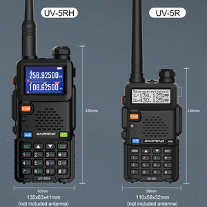 BAOFENG UV-5RH M sürüm çoklu bantlar el hava bandı AM/FM 2 yönlü Ham radyolar iletişim HF telsiz Baofeng Walkie Talkie - Product Image 6
